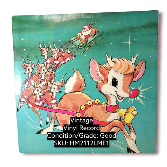 Rudolph The Rednosed Reindeer The Caroleer Singers & Orchestra PVC LP Record - Picture 4 of 4